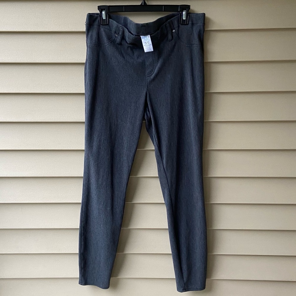 Time & Tru Women’s Sz-XL Charcoal Pants, Faux Front Real Back Pockets Worn Twice